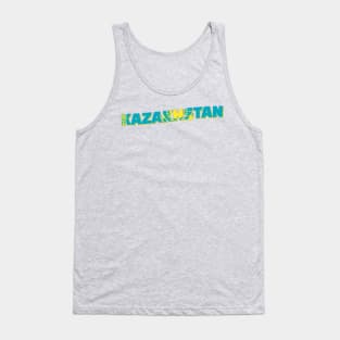 Kazakhstan Vintage style retro souvenir Tank Top